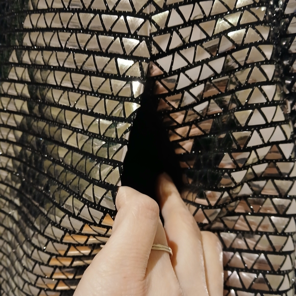 Zara Metallic Silver Blazer and Shorts Set - Picture 7 of 14